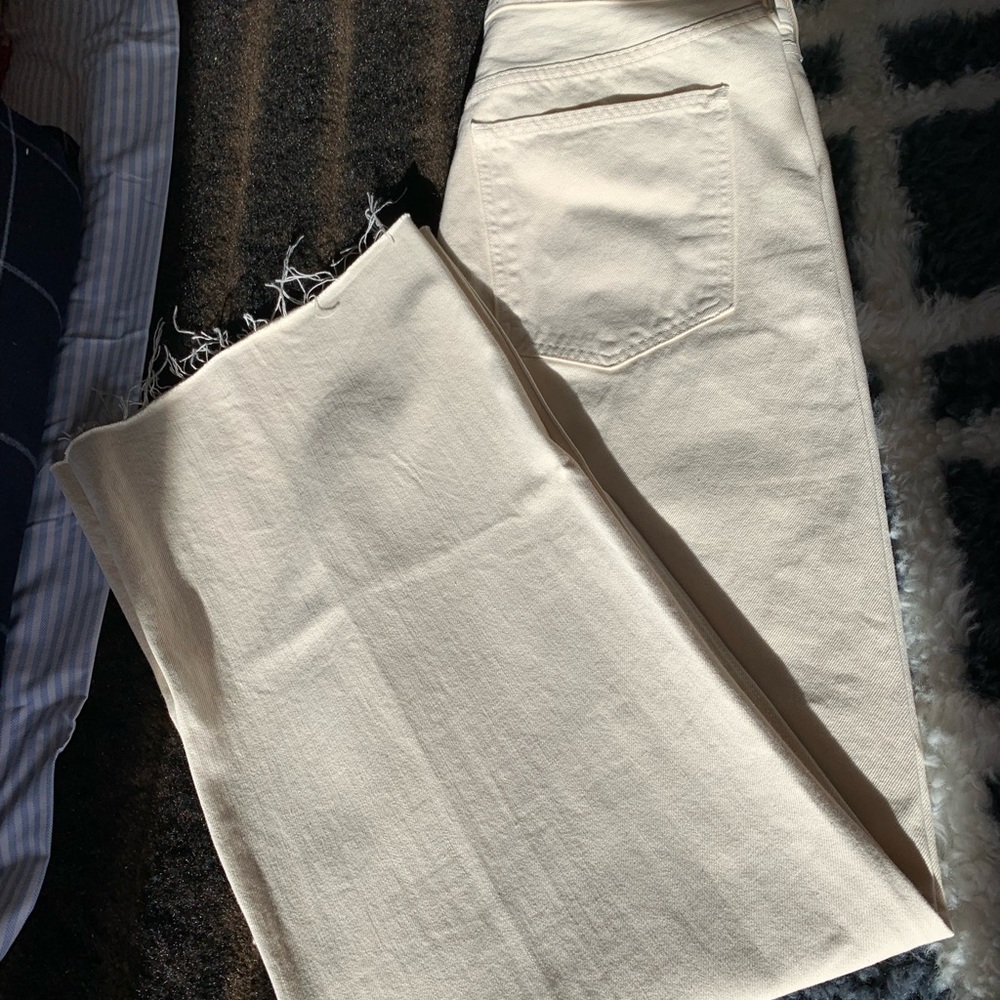 VERONICA BEARD TAYLOR RELAXED WIDE LEG HIGH RISE JEANS. Sz. 31